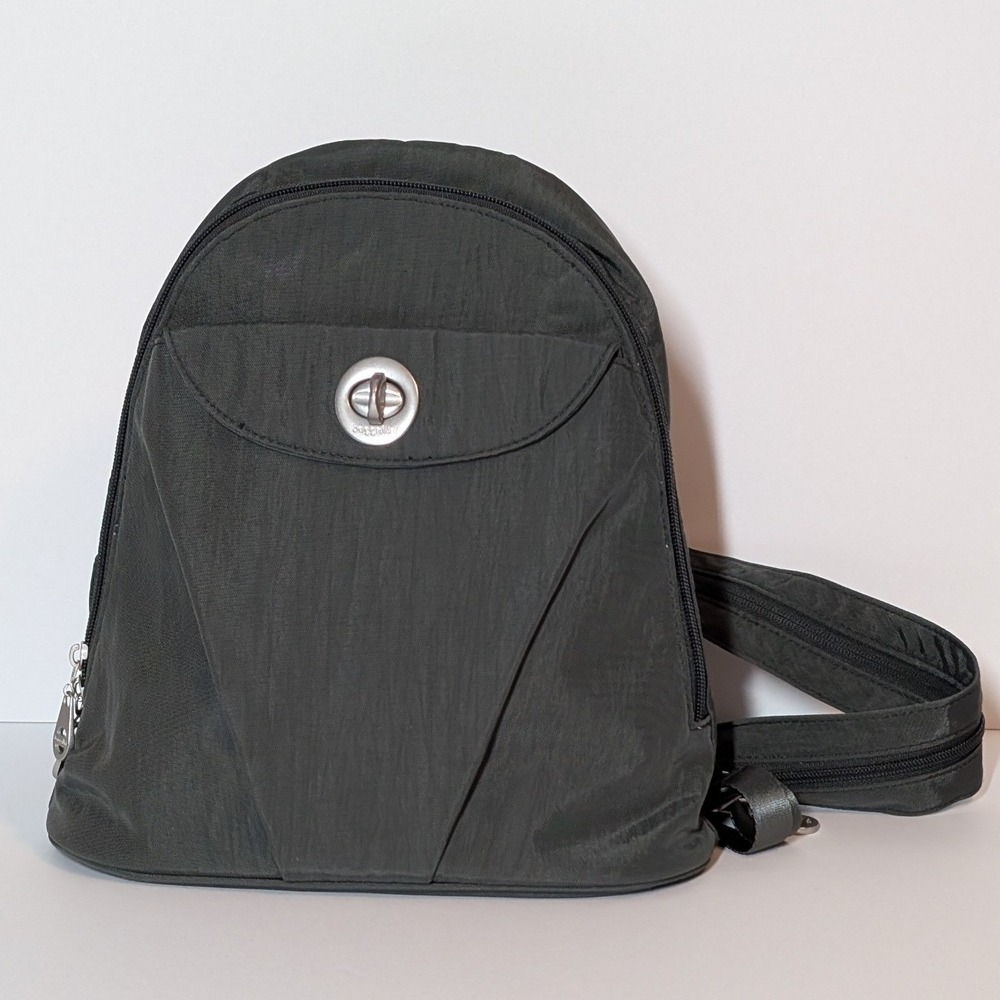 Baggallini Convertible Backpack Women Nylon Sling Bag Travel Commuter Utility